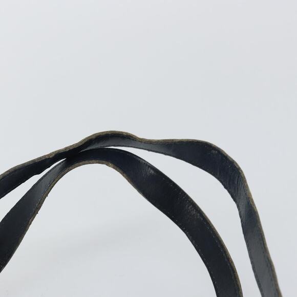 DIOR Trotter Canvas Hand Bag Navy Gold - Picture 7 of 12